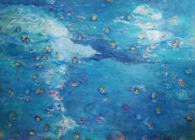 bad in der menge II 100 x 140