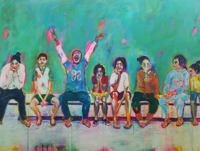 gossiping 60 x 80