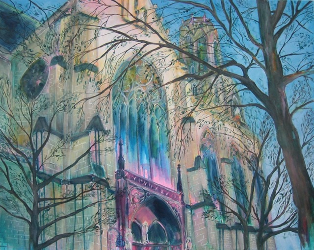 agneskirche 80 x 100