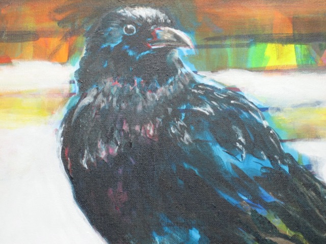 komischer vogel - detail