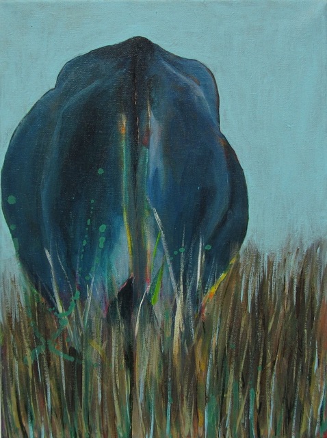 unter blauem himmel 40 x 30